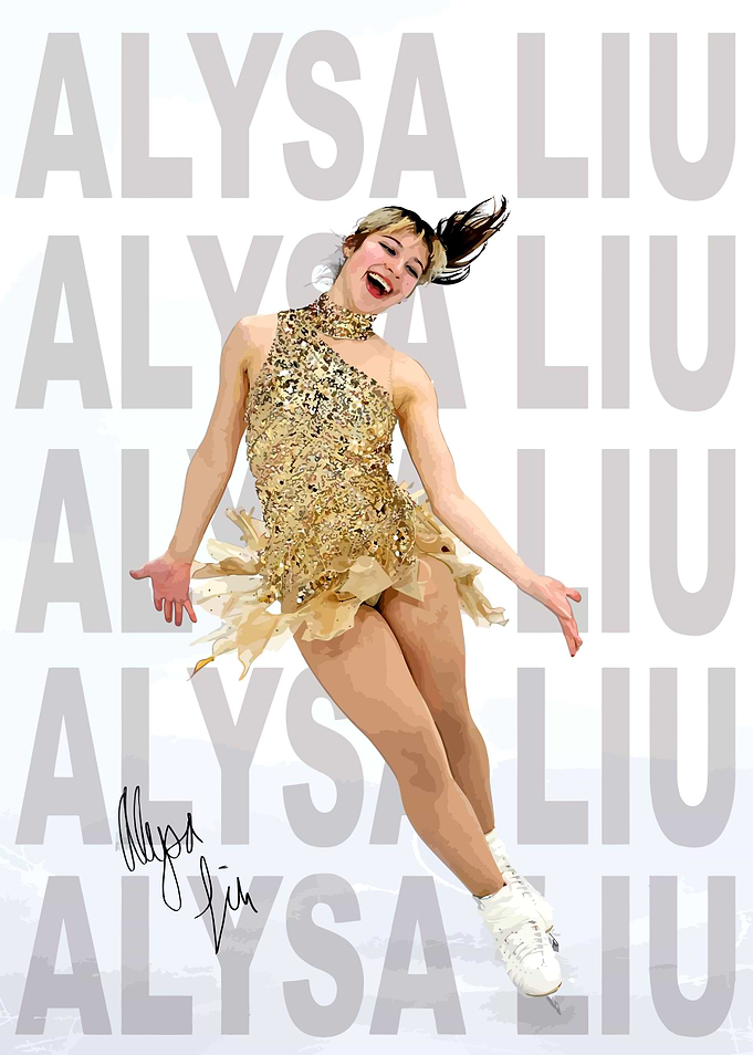 Alysa Liu Figure Skater Portrait
