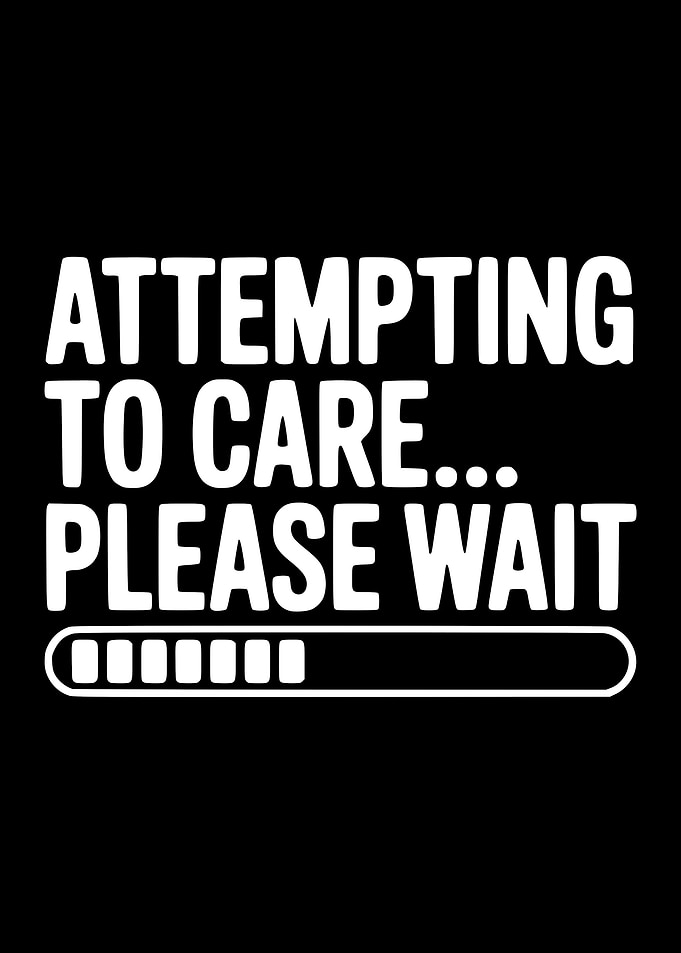 Attempting to Care Please Wait Loading Bar