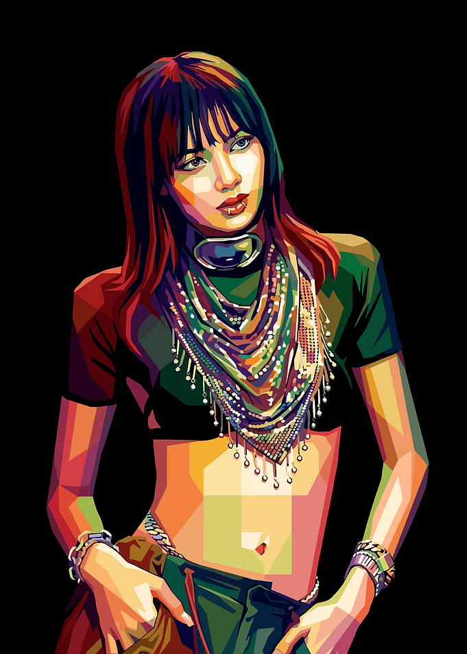 Pop Art Portrait of Lisa