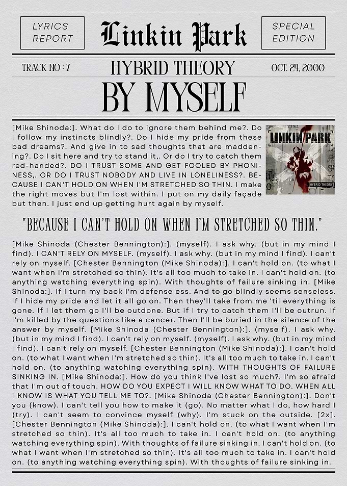 Linkin Park By Myself
