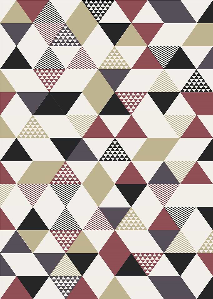 Geometric Triangle Pattern