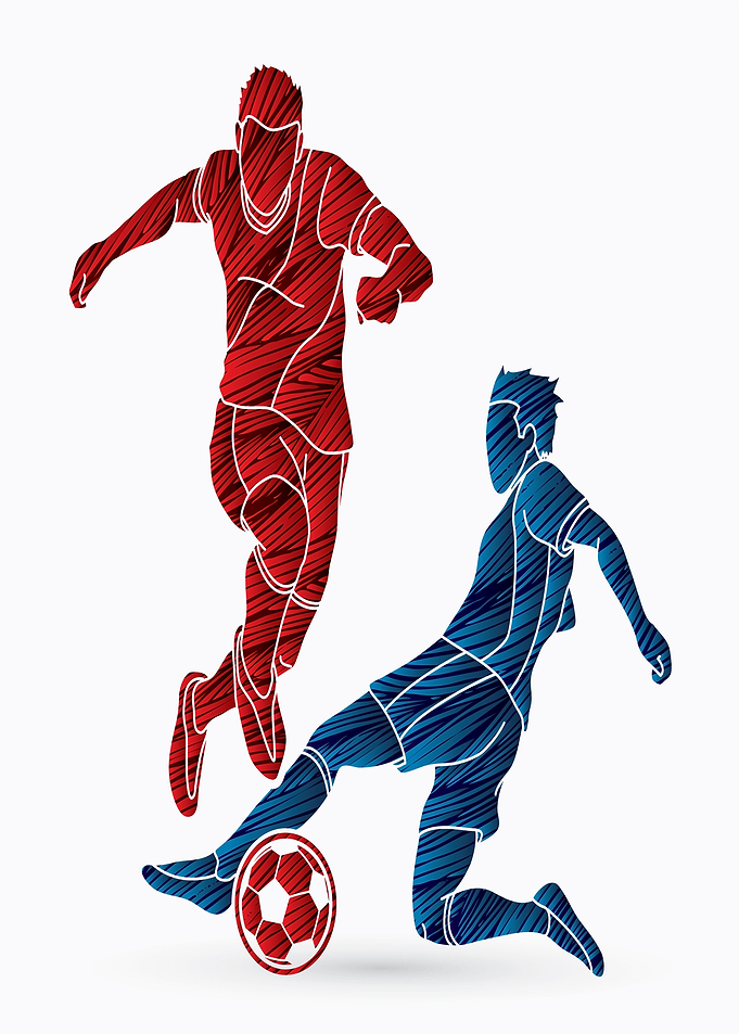 Soccer Players in Action