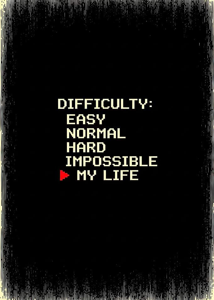 Video Game Difficulty Selection Screen