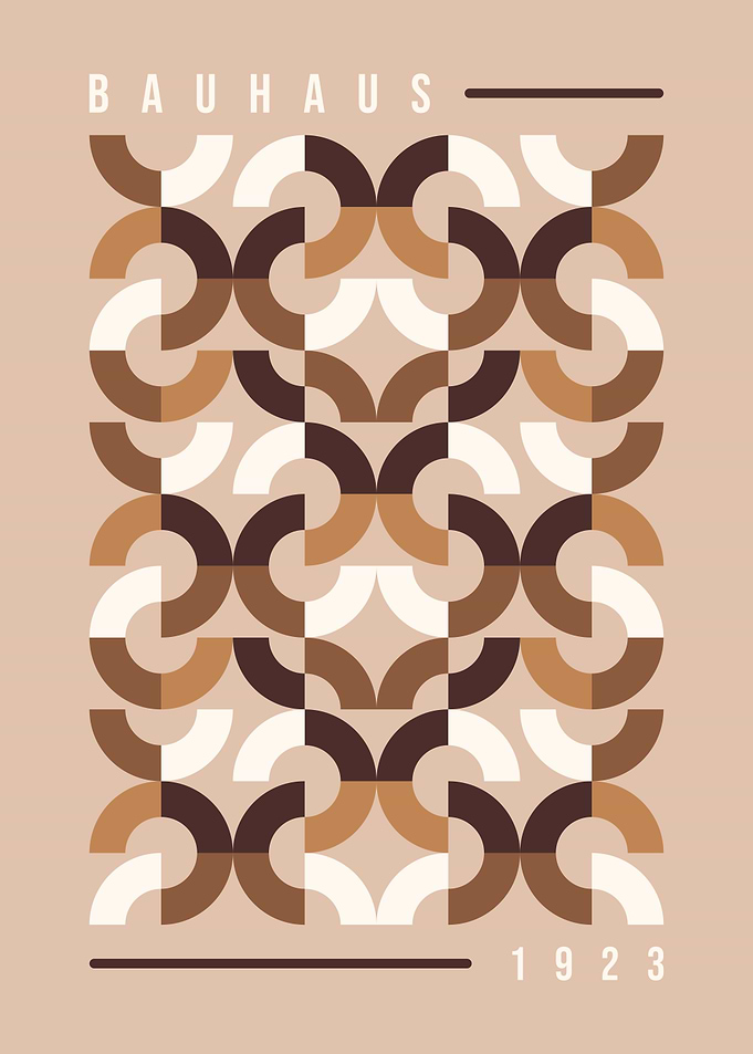 Bauhaus Abstract Composition