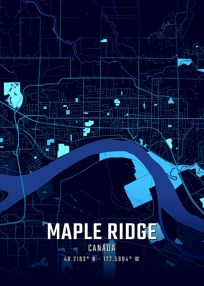 Maple Ridge Midnight City Map