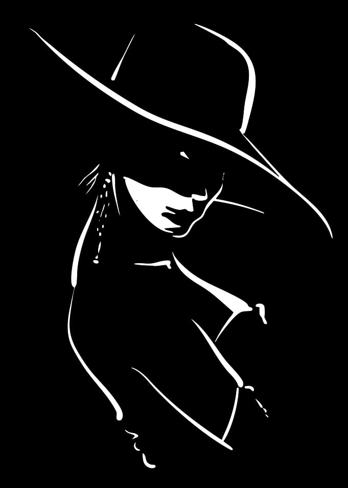 Woman in a Wide-Brimmed Hat