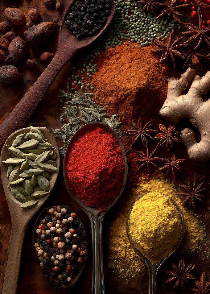 Assortment of Spices and Herbs