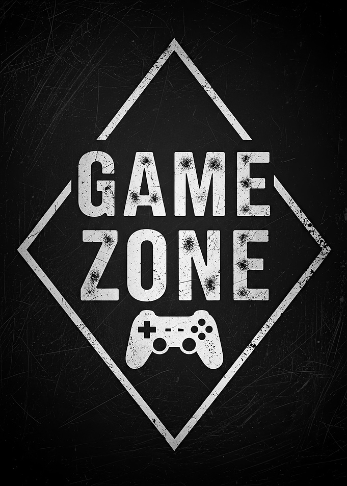 Game Zone Controller Sign