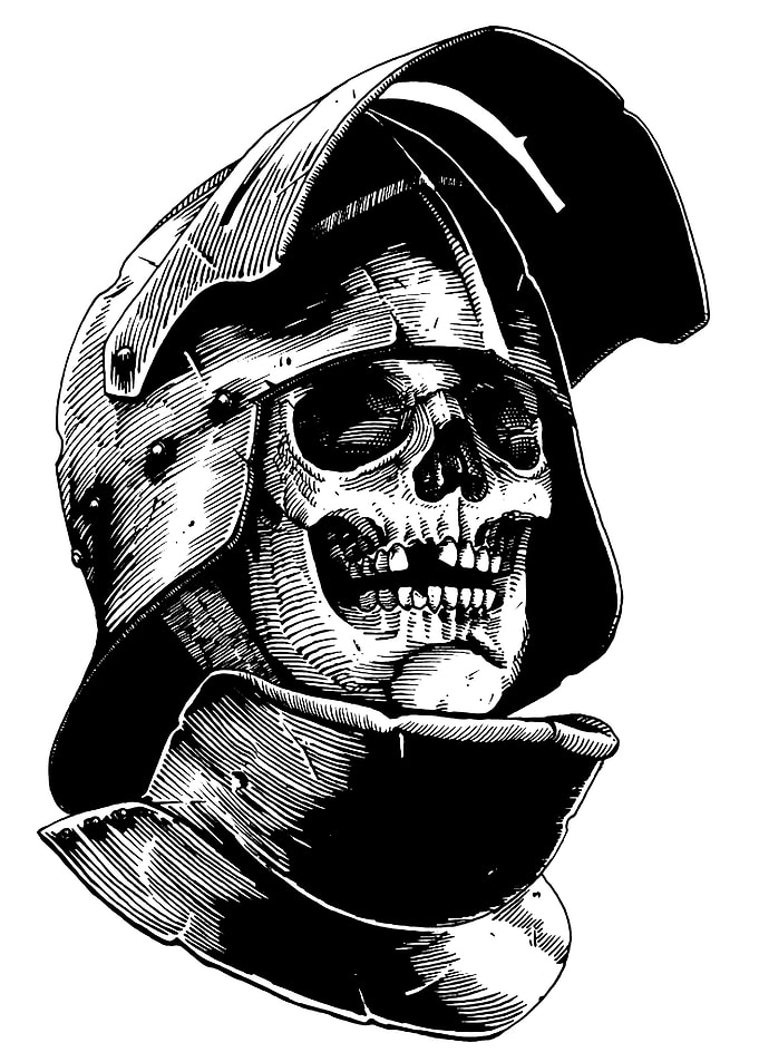 Skeleton Knight in Armor