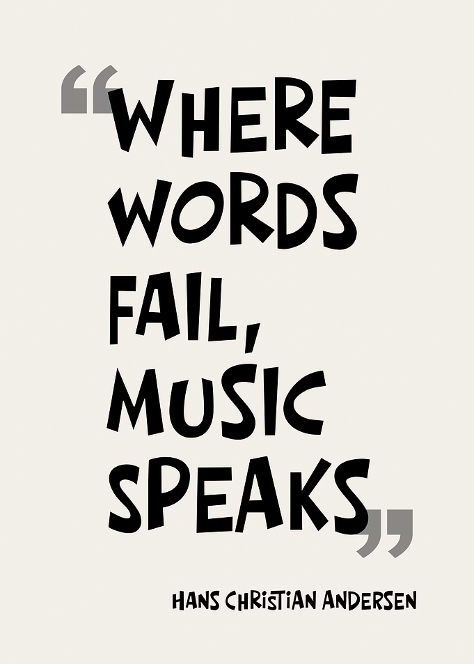 Hans Christian Andersen Quote About Music
