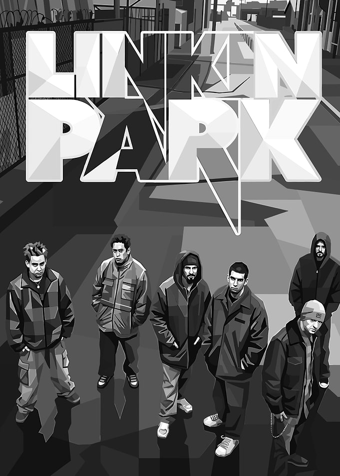 Linkin Park Band Members in Urban Setting