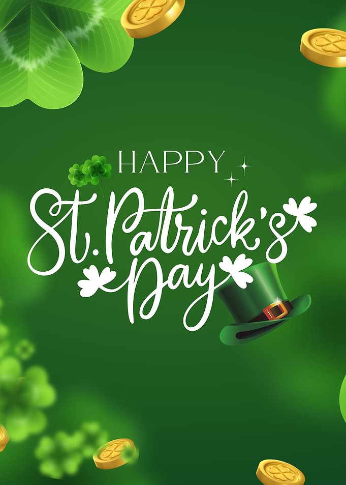 Happy St. Patrick's Day Green Design