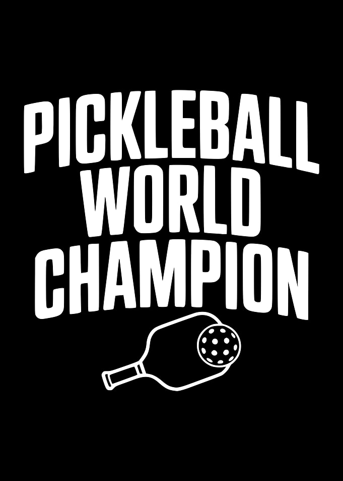 Pickleball World Champion Graphic