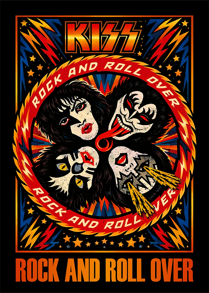 KISS Rock and Roll Over Art