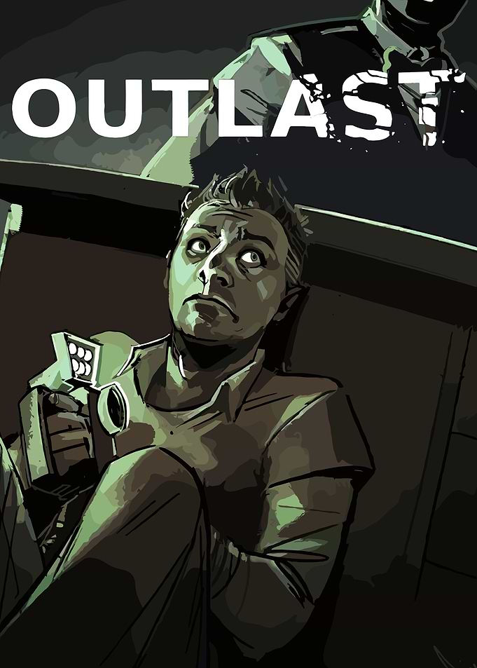 Outlast Video Game Cover Art