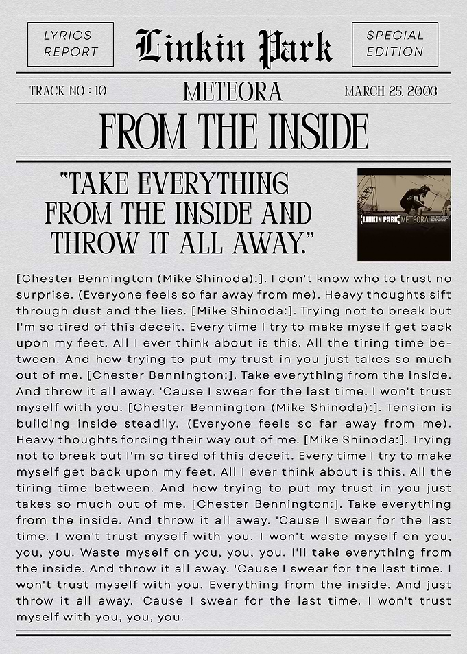 Linkin Park From The Inside