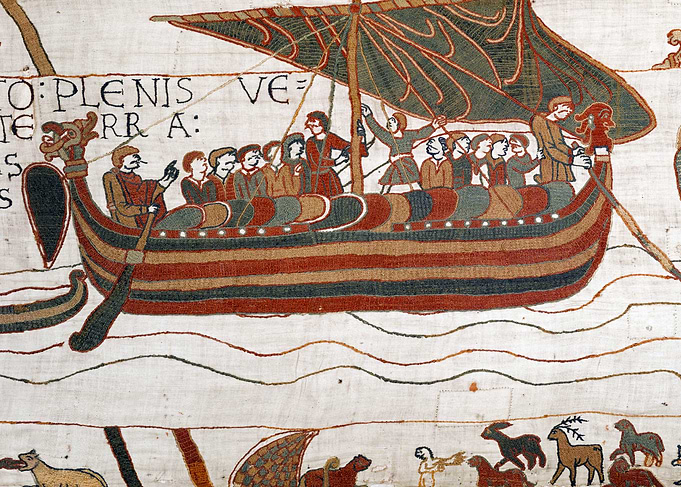 Warriors Journey to Normandy Bayeux Tapestry Scene 5