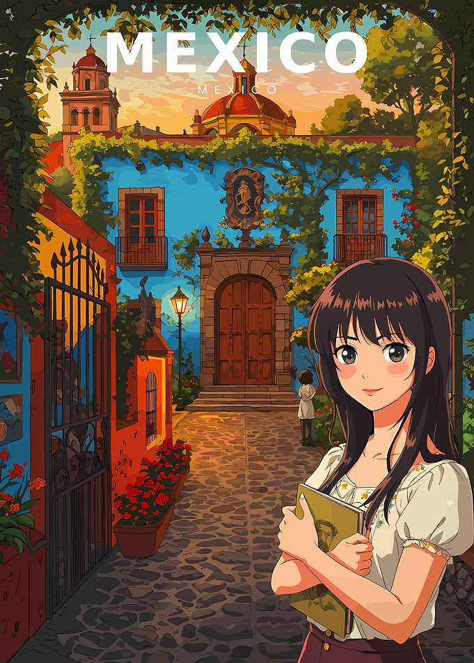 Anime Girl in Mexico City