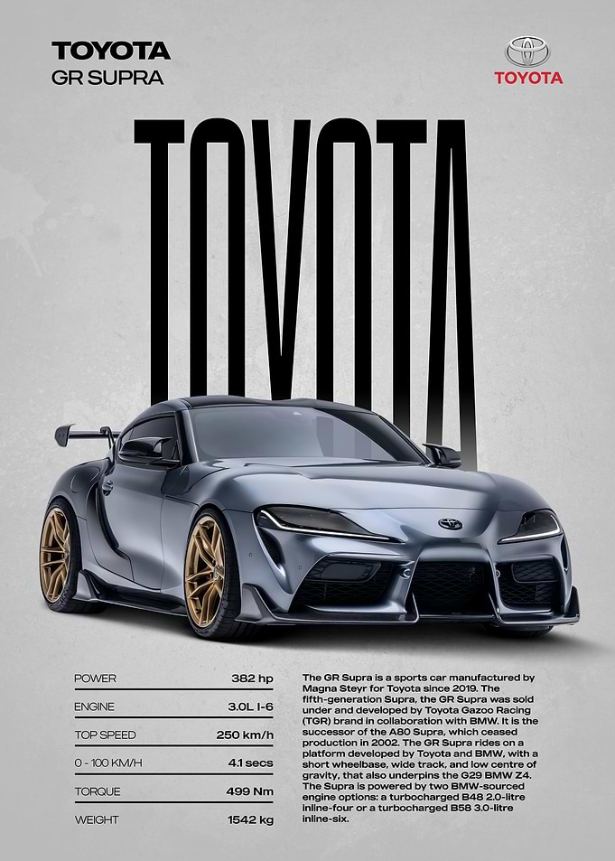 Toyota GR Supra Sports Car