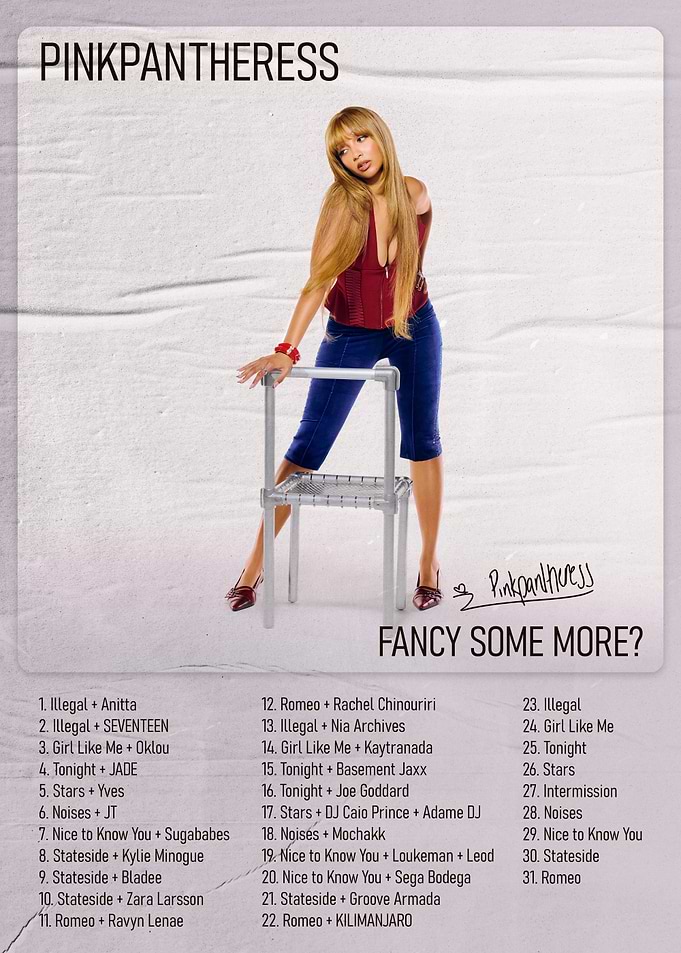 PinkPantheress 'Fancy Some More?' Tracklist