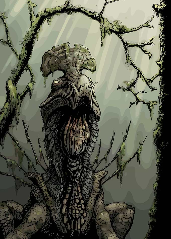 Creature in a Mossy Forest