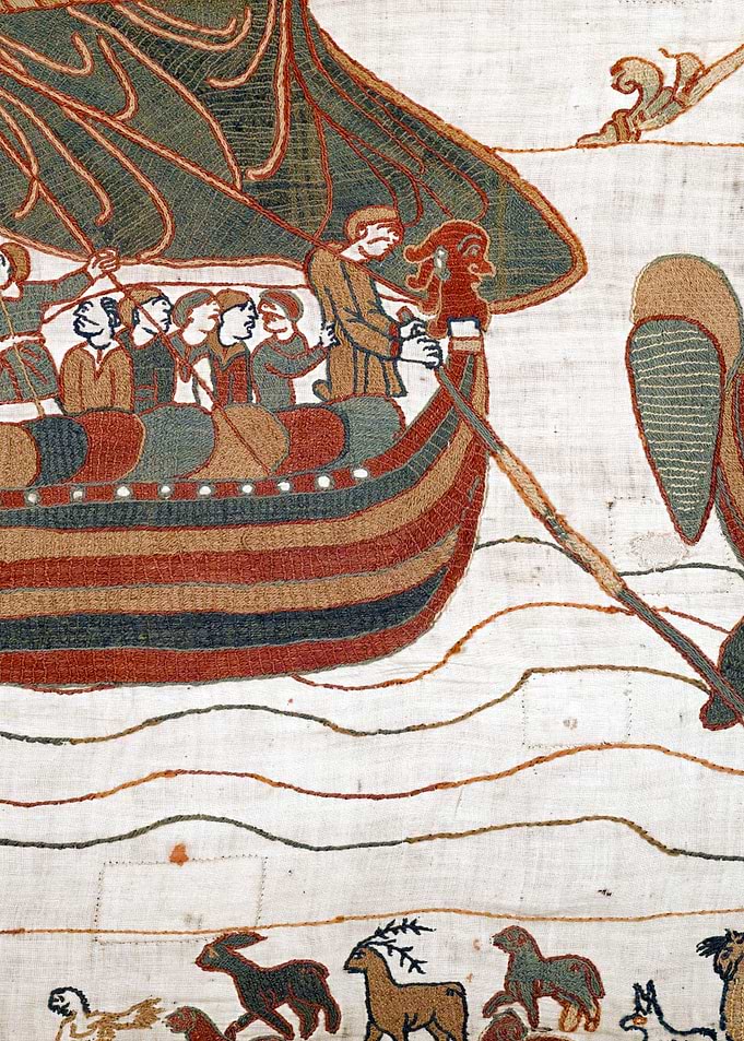 Warriors Journey to Normandy Bayeux Tapestry Scene 5