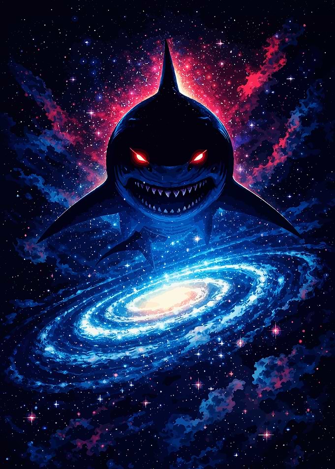 Cosmic Shark Galaxy