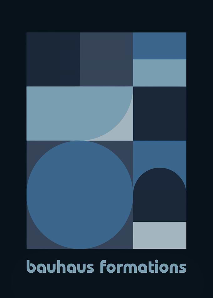 Bauhaus Formations Abstract Design