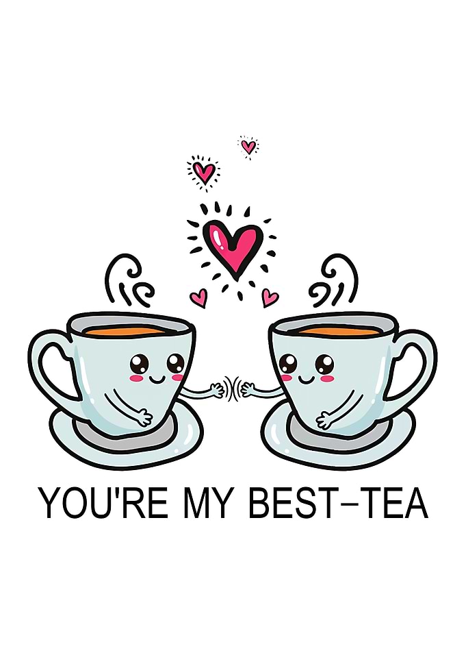 Cute Tea Cups Best Friends