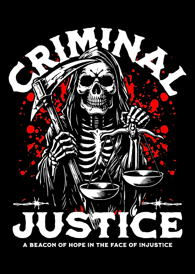 Grim Reaper Criminal Justice Art
