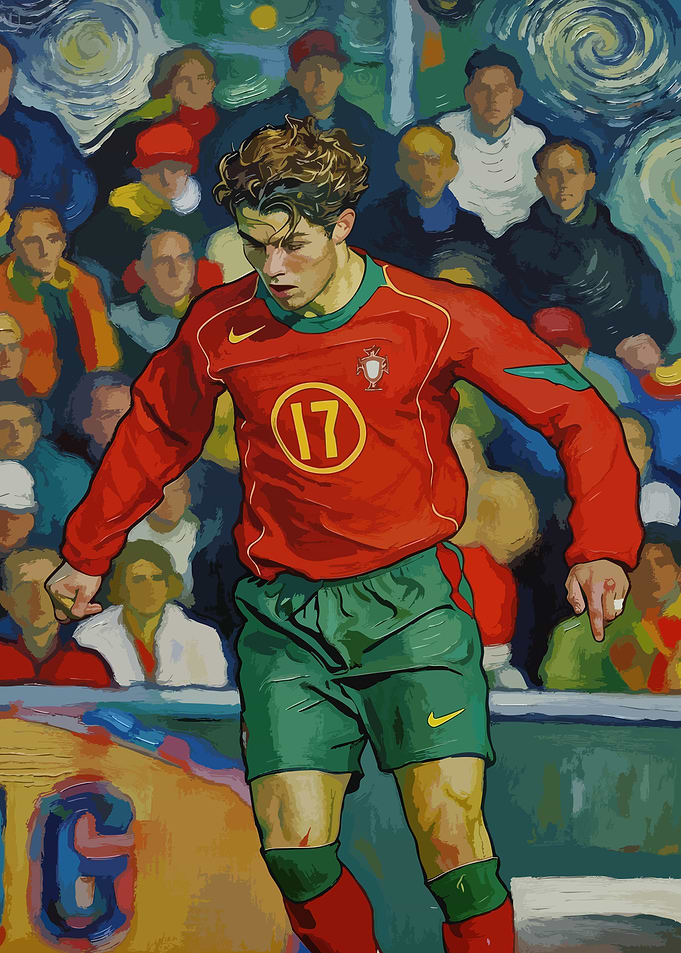 Cristiano Ronaldo in Portugal Jersey