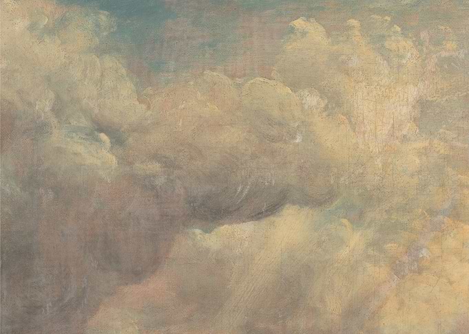 Impressionistic Sky with Clouds