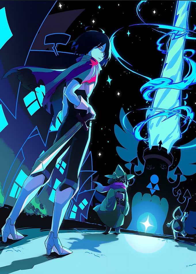 Deltarune Characters in a Dark Fantasy Setting