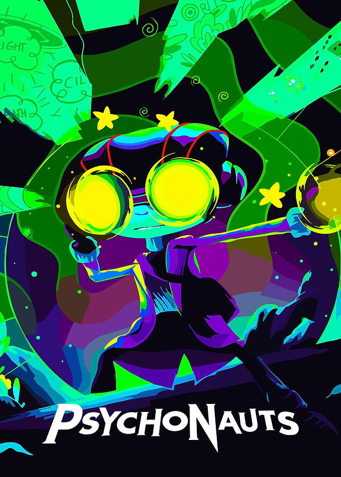 Psychonauts Game Poster