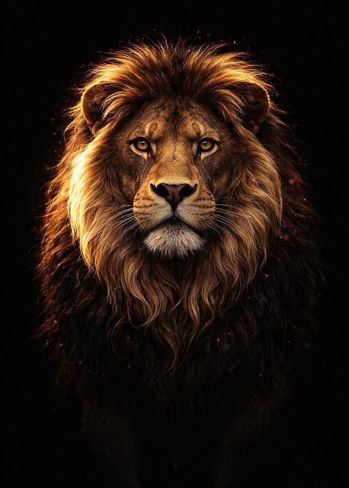 Majestic Lion Portrait