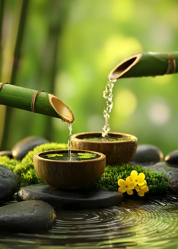 Bamboo Water fountain