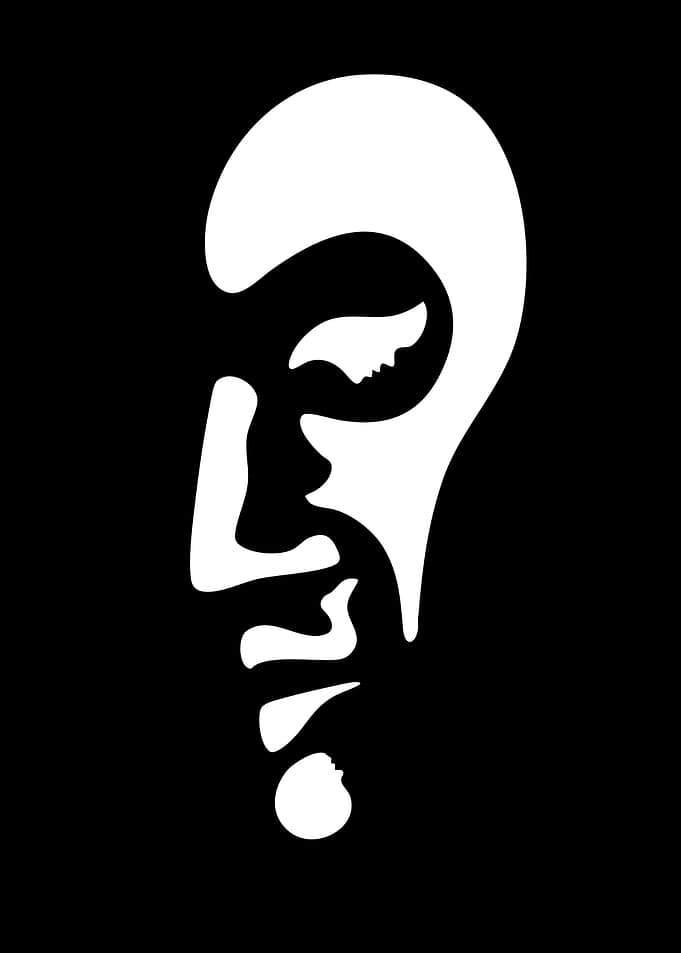 Optical Illusion Faces