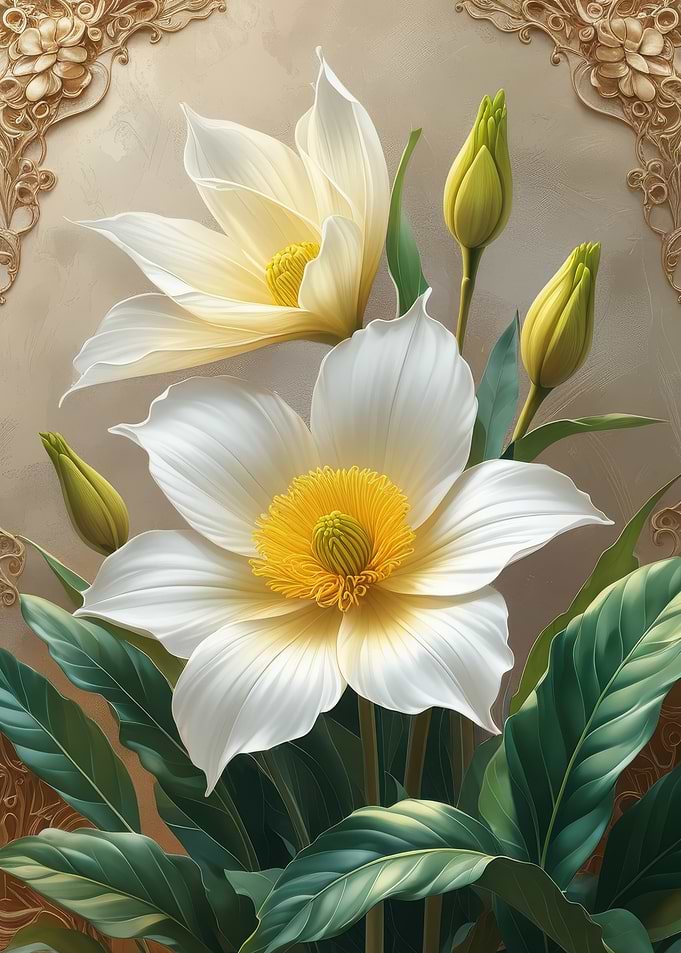 Elegant White and Yellow Floral Arrangement