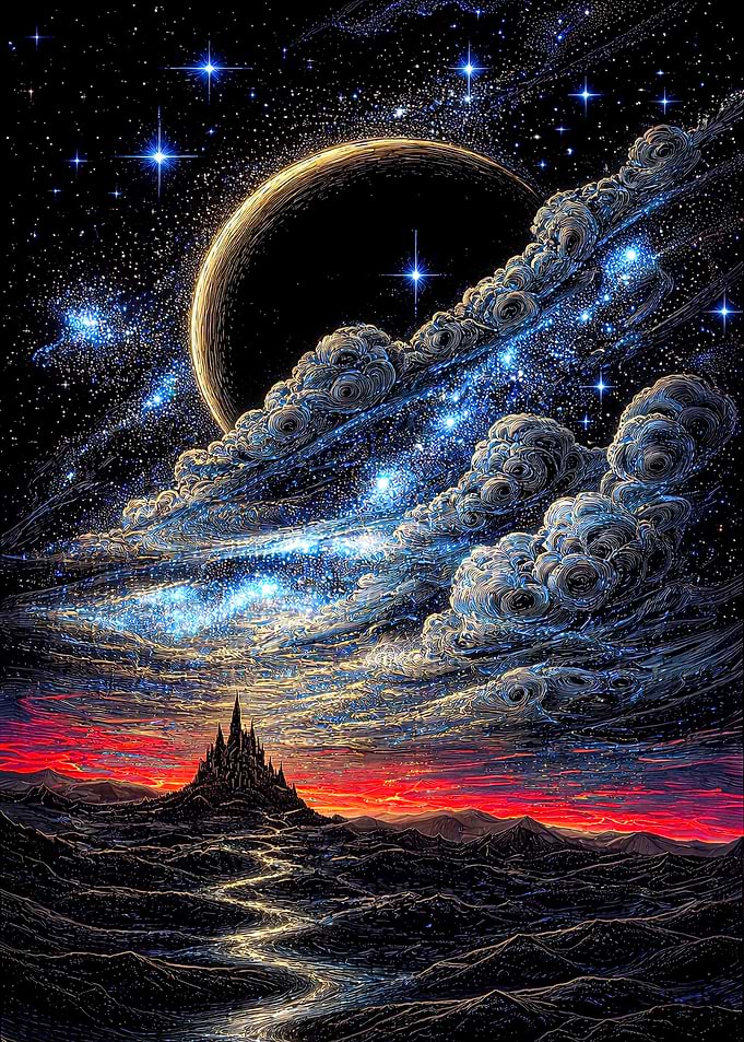 Cosmic Castle Landscape