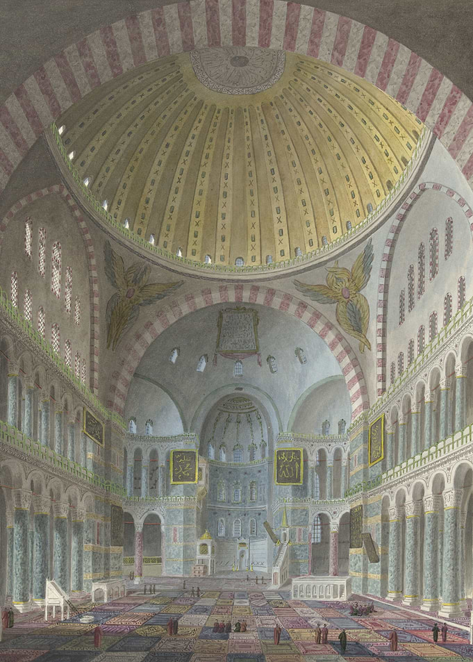 Interior of Hagia Sophia