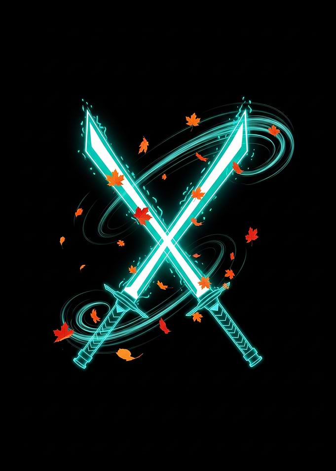 Glowing Swords and Autumn Leaves