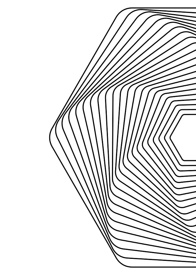 Abstract Hexagonal Pattern