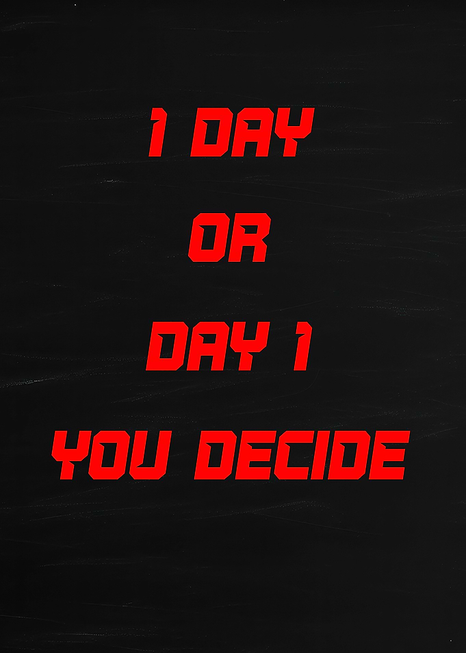 1 Day or Day 1 You Decide