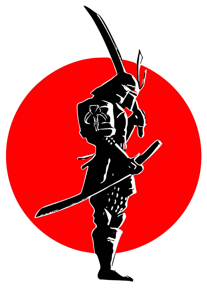 Samurai Warrior Silhouette