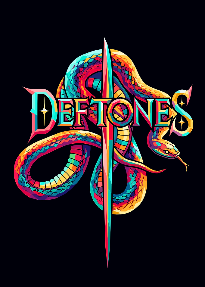 Deftones Snake and Dagger Logo