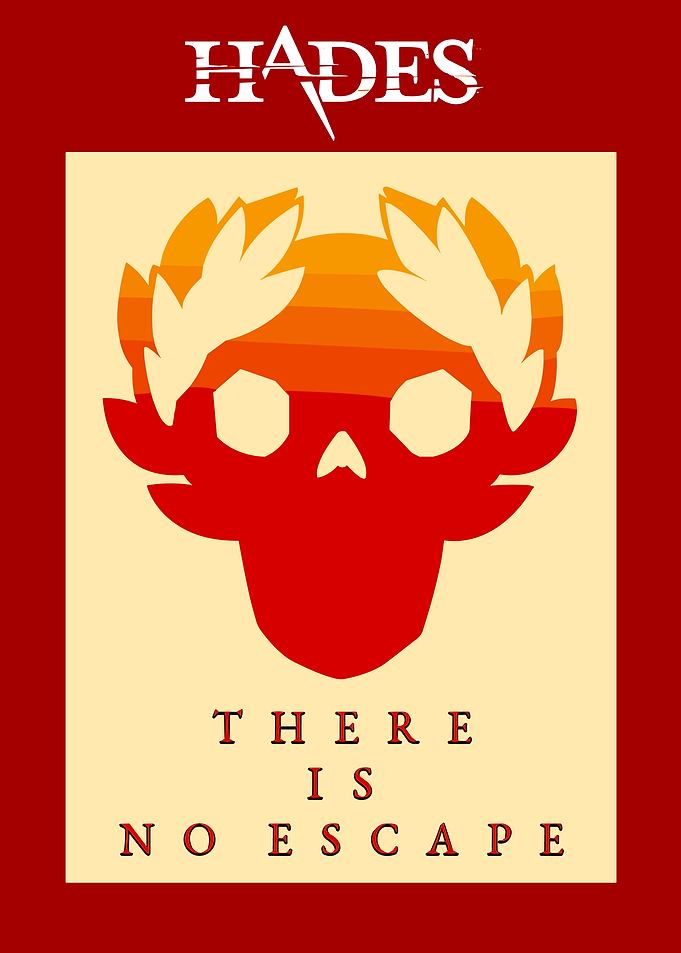 Hades 'There is no escape' poster