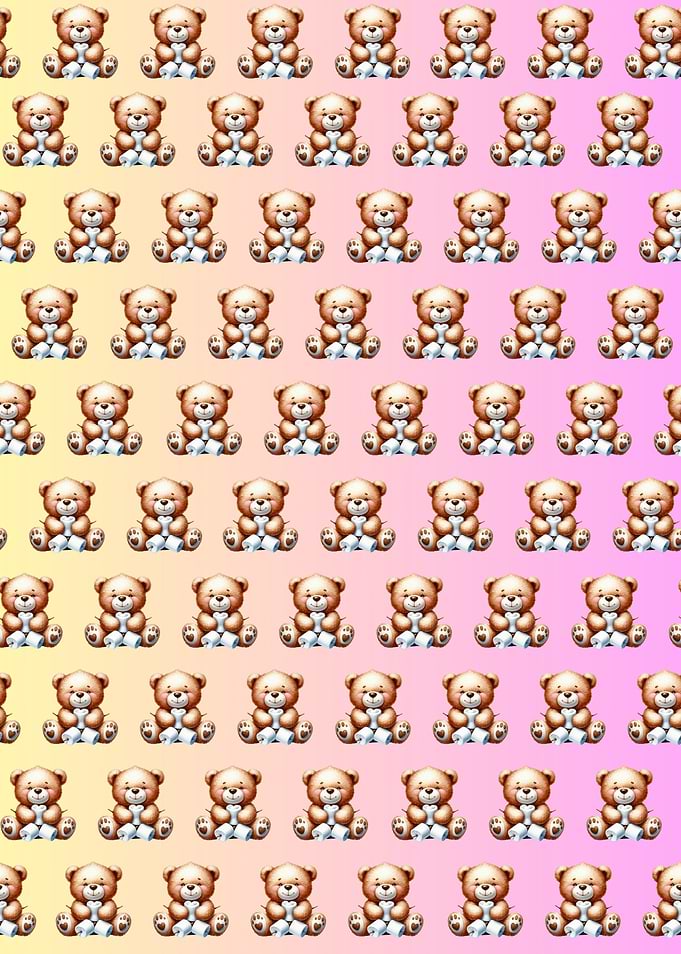 Cute Teddy Bears Pattern