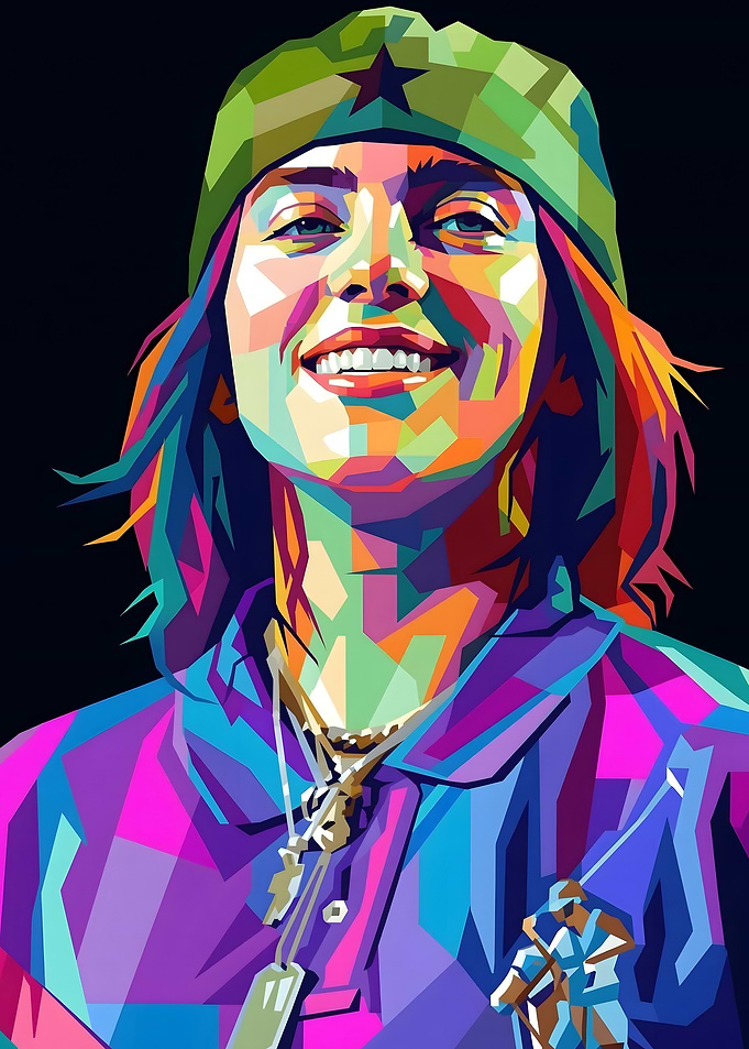 Billie Eilish pop art