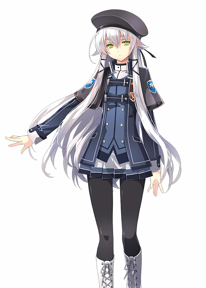 Anime Girl in Military Uniform