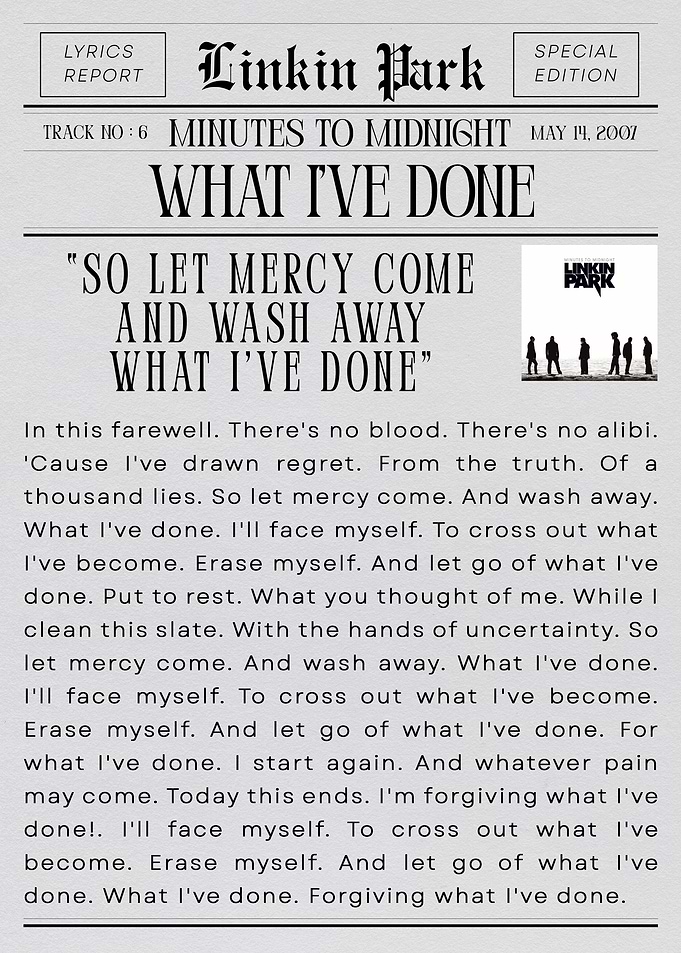 Linkin Park 'What I've Done'